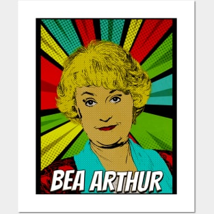 Bea Arthur Golden Girls Pop Art Design // Fan Art Posters and Art